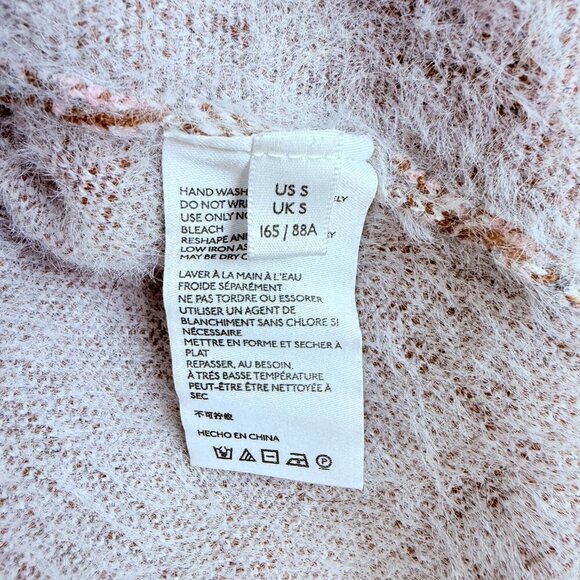 ANTHROPOLOGIE PILCRO ELIZA EYELASH SWEATER COAT JACKET S - Picture 13 of 14